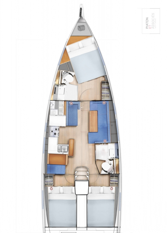 Yacht hire Komolac cheap Sun Odyssey 410