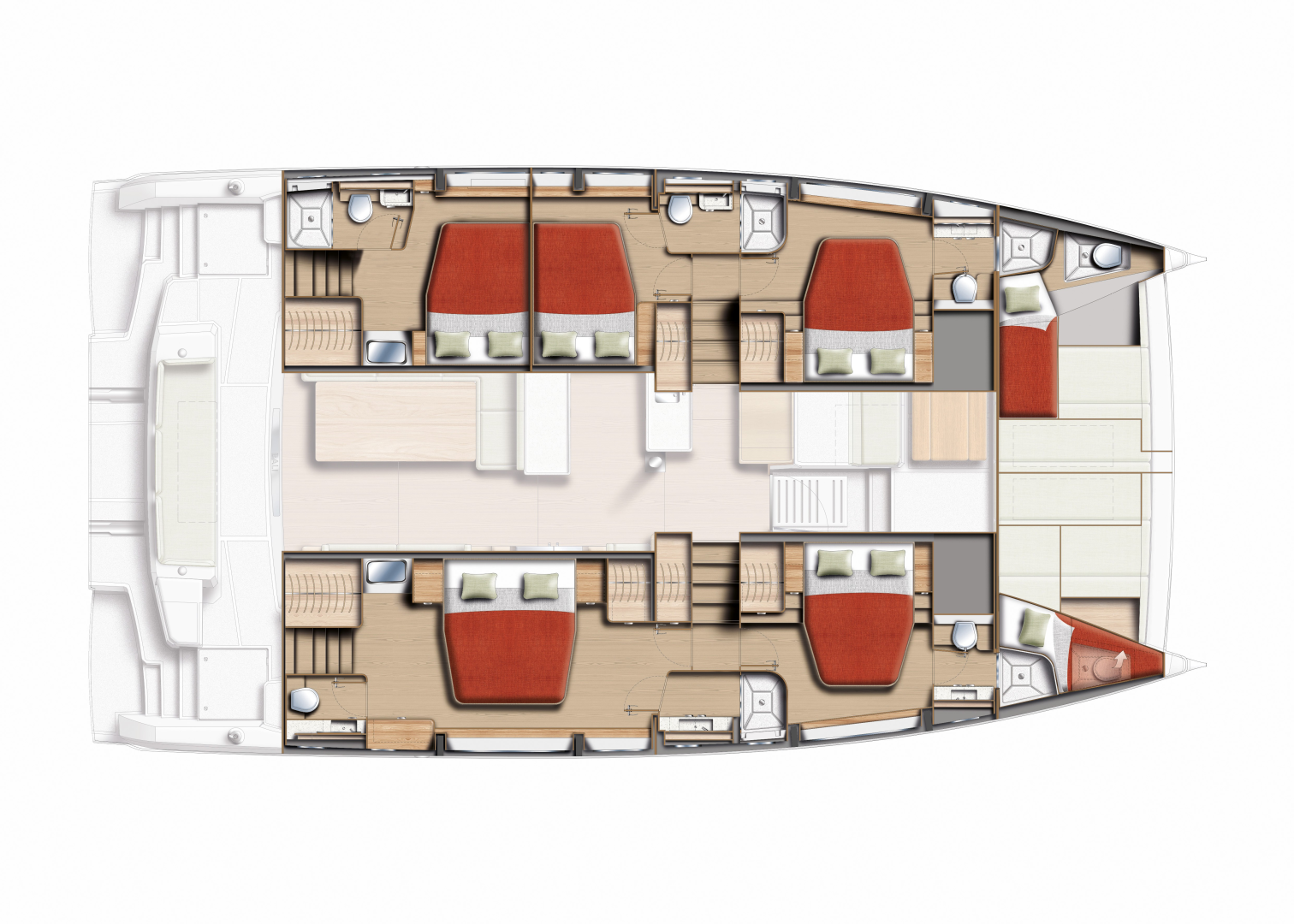 Hire Catamaran with or without skipper Bali Kaštela