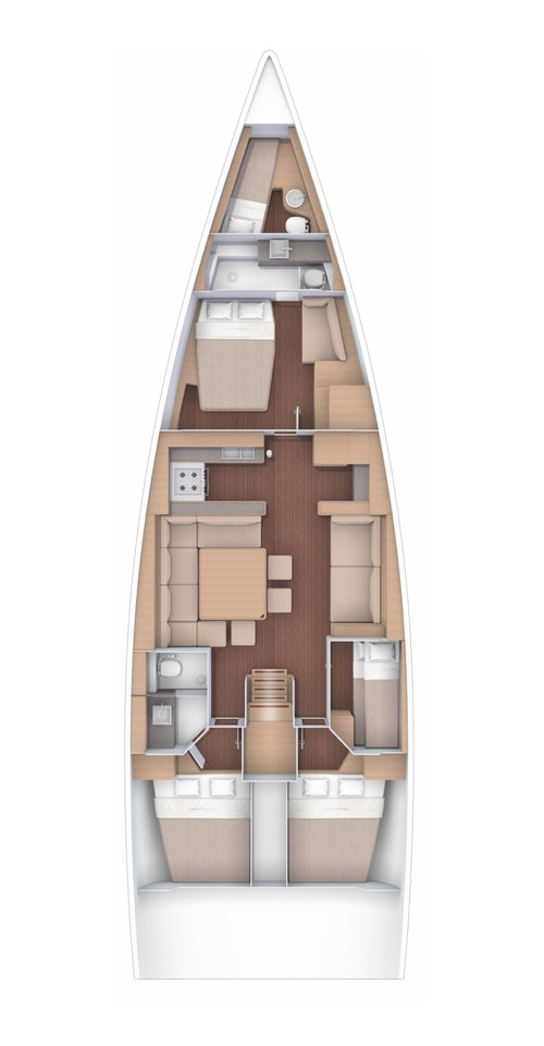 Hire Sailboat Dufour with a boat licence