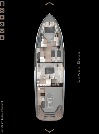 Explorer Yacht Explorer Fly 62 charter bareboat or skippered in  Sukošan