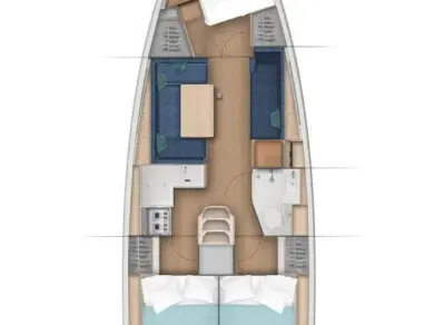 Jeanneau Sun Odyssey 380 charter bareboat or skippered in  Pirovac
