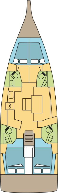 Hire Sailboat Bénéteau with a boat licence