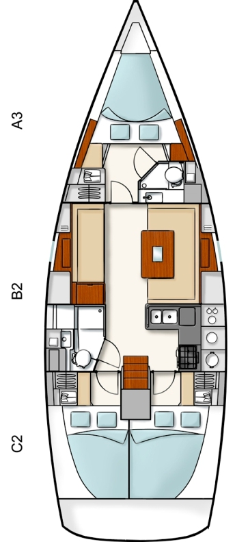 Sailboat hire in Seget Donji - Hanse Hanse 400