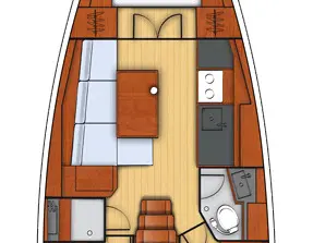 Sailboat hire in Fethiye - Bénéteau Oceanis 38.1
