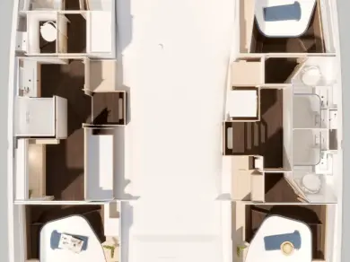 Charter a Fountaine Pajot Fountaine Pajot FP 44 Maestro - 3 cab. in Frenchtown on Samboat