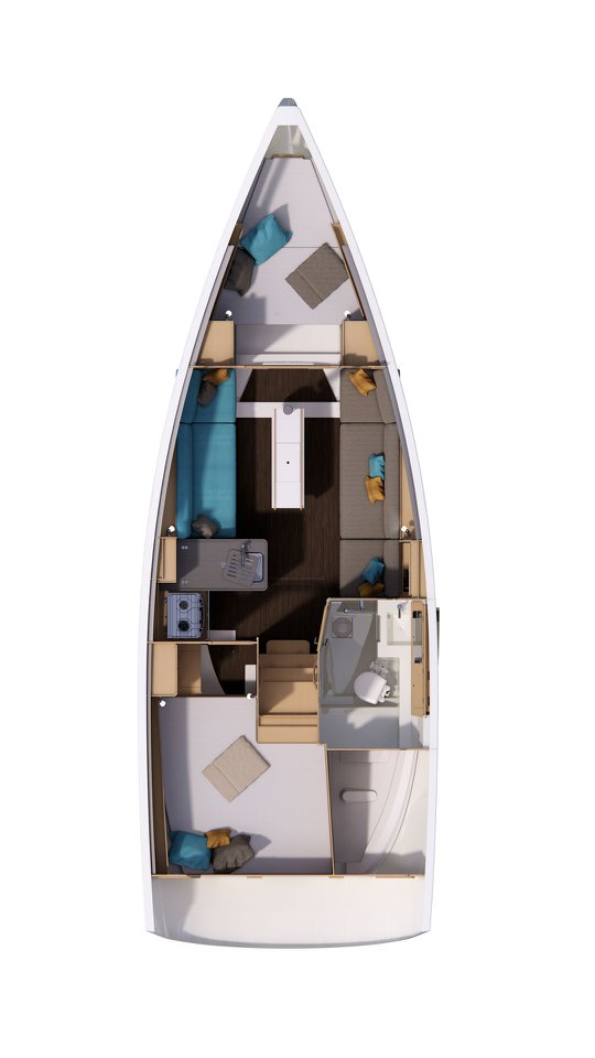 Hire Sailboat Dufour with a boat licence