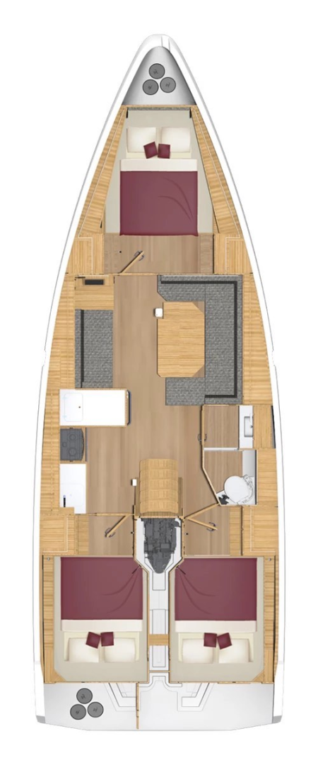 Hire Sailboat Bavaria with a boat licence
