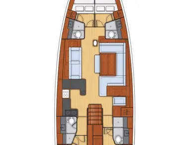 Hire Sailboat Bénéteau with a boat licence