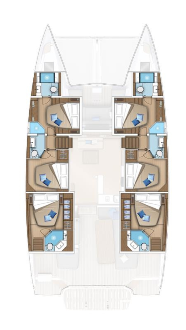 Hire Catamaran Lagoon with a boat licence