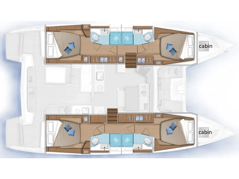 Hire a Lagoon Lagoon 46 Bas du Fort