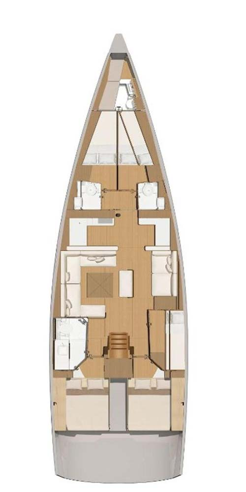 Yacht hire Trogir cheap Dufour 56 Exclusive