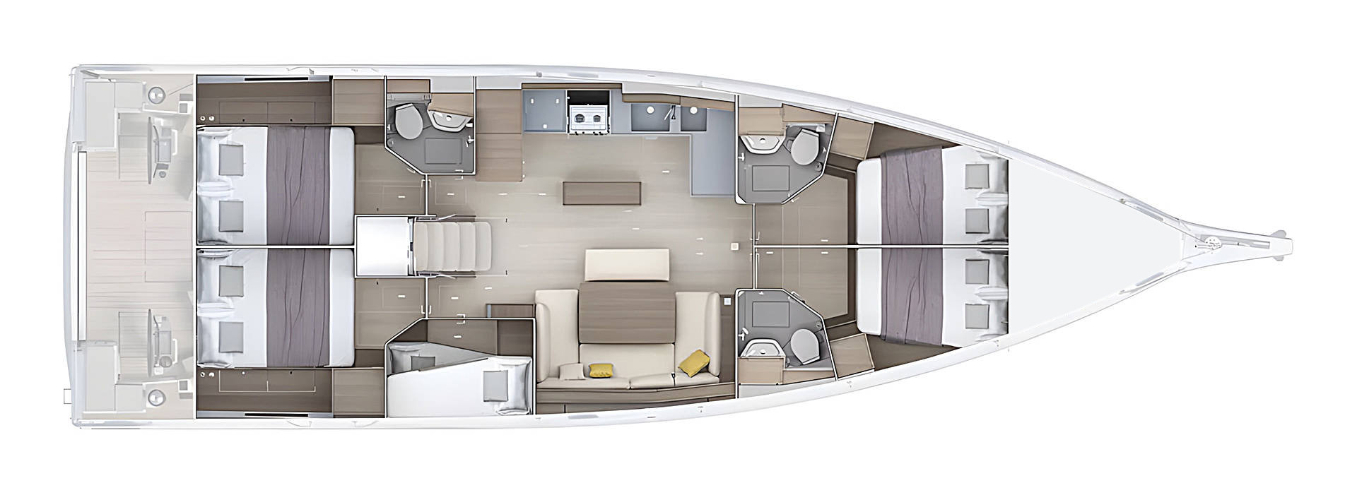 Yacht charter Biograd na Moru - Bénéteau Oceanis 52 - 5. cab. on SamBoat