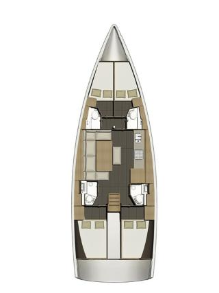 Dufour Dufour 460 Grand Large charter bareboat or skippered in  Primošten