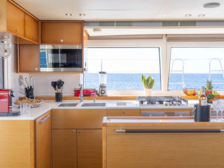 Lagoon KING OF DIAMONDS charter bareboat or skippered in  Greece