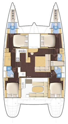 Yacht charter Alimos - Lagoon Lagoon 500 on SamBoat