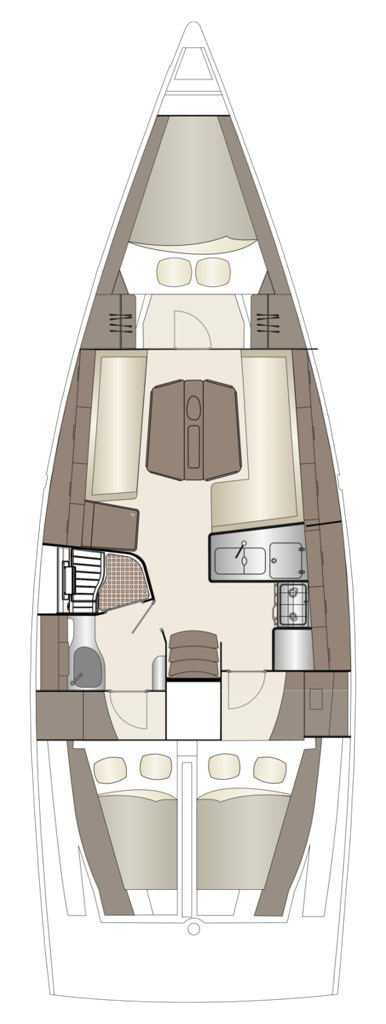 Dehler Dehler 38 SQ charter bareboat or skippered in  Rovinj