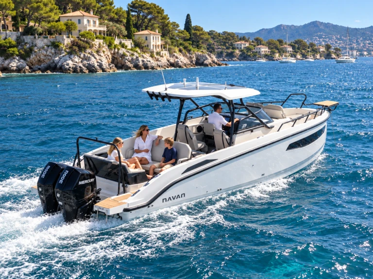 Navan S30 charter bareboat or skippered in  Saint-Laurent-du-Var