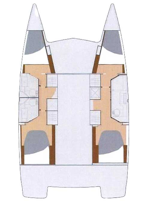 Hire Catamaran Fountaine Pajot with a boat licence