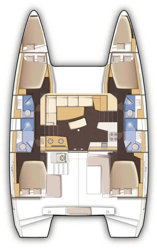 Hire Catamaran with or without skipper Lagoon Šibenik