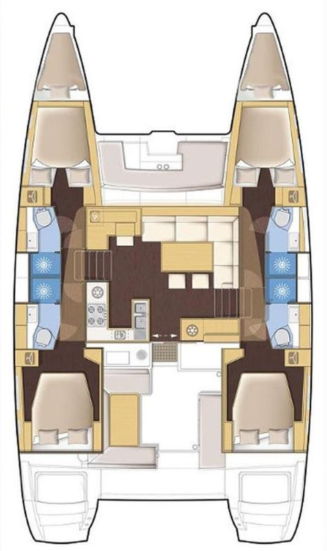 Hire a Lagoon Lagoon 450 F Trogir