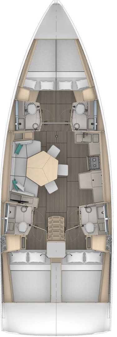 Yacht charter Trogir - Dufour Dufour 44 on SamBoat