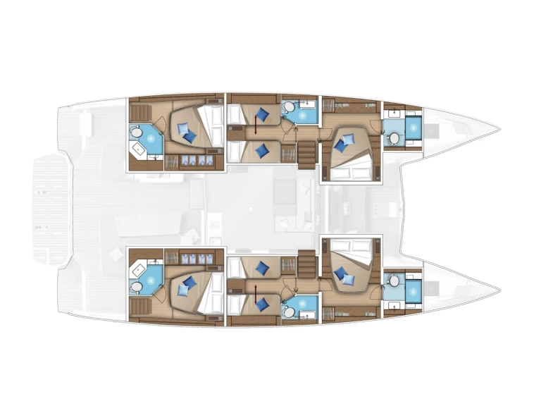 Yacht hire Split cheap Lagoon 55 Millenium