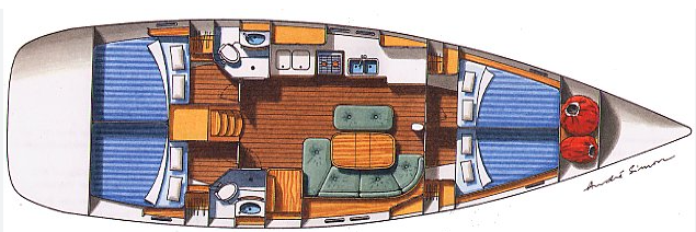 Sailboat hire in Lefkáda - Bénéteau Oceanis 473 Clipper