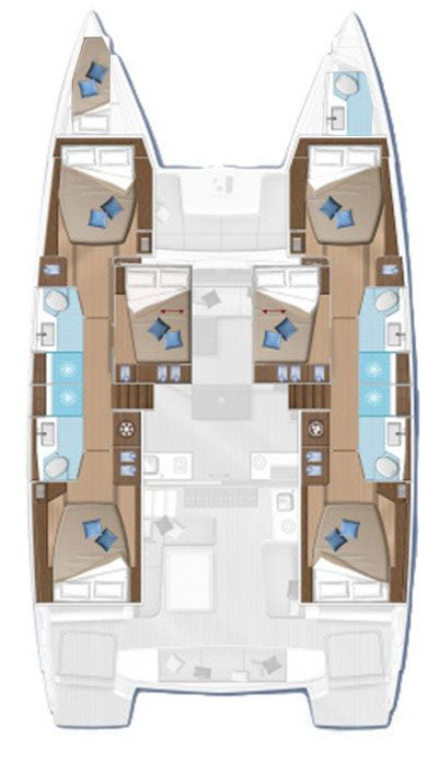 Yacht charter Kaštela - Lagoon Lagoon 50 on SamBoat