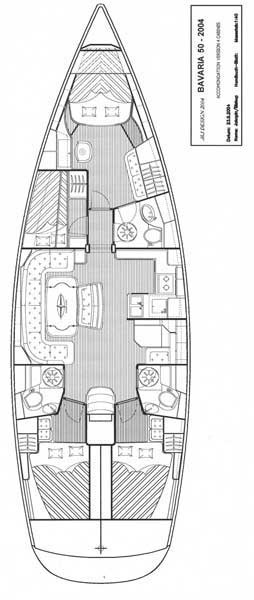 Yacht hire Seget Donji cheap Bavaria 50 Cruiser - 4 cab.