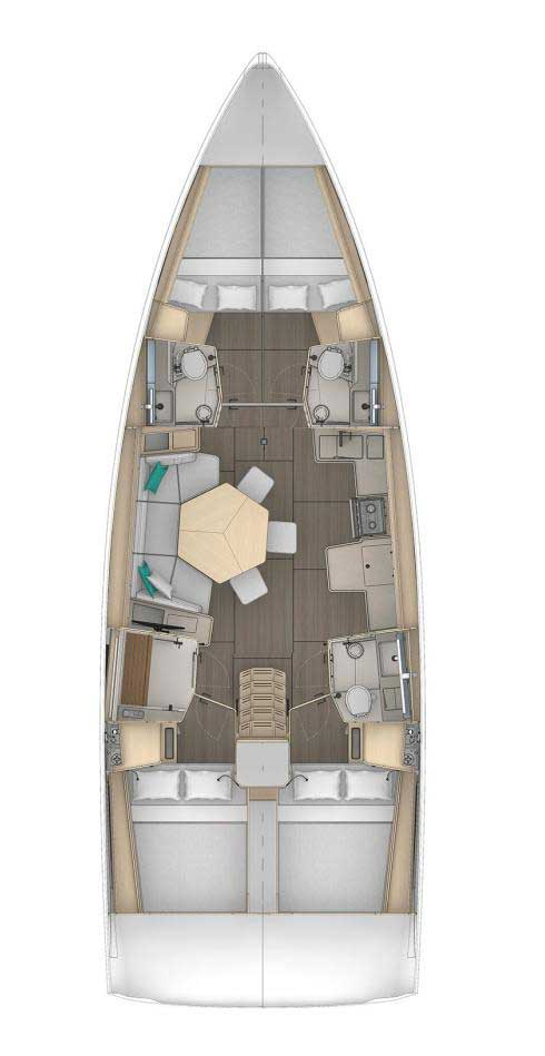 Yacht hire Pula cheap Dufour 44