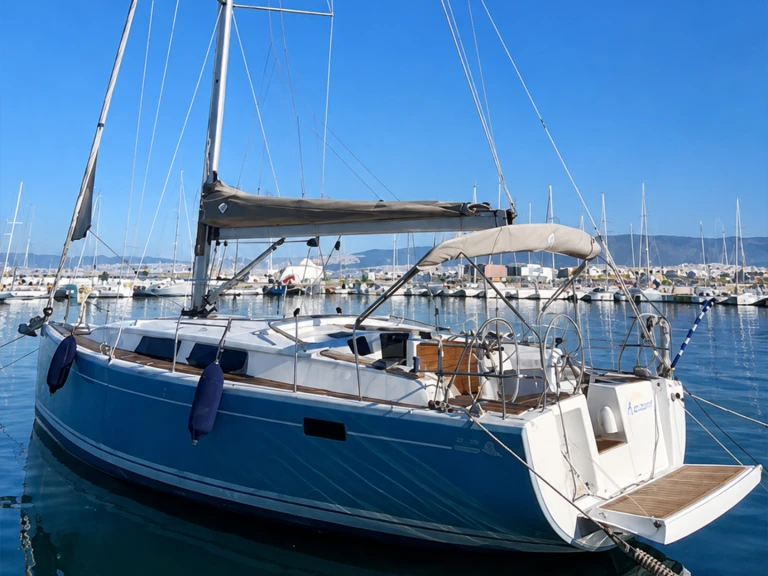Hanse Hanse 385 charter bareboat or skippered in  Lávrio
