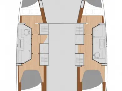 Hire Catamaran Fountaine Pajot with a boat licence