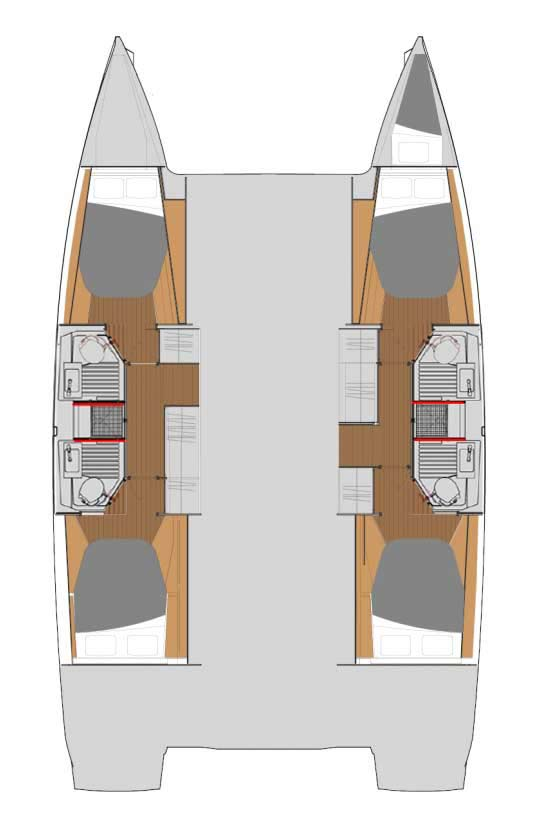 Yacht charter Lefkáda - Fountaine Pajot Astrea 42 on SamBoat