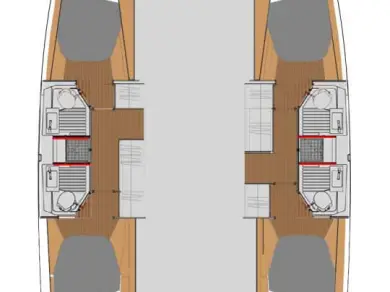 Yacht charter Lefkáda - Fountaine Pajot Astrea 42 on SamBoat