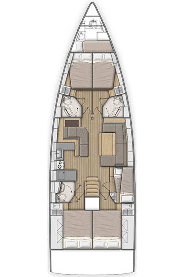 Bénéteau Oceanis 51.1 charter bareboat or skippered in  Marmaris