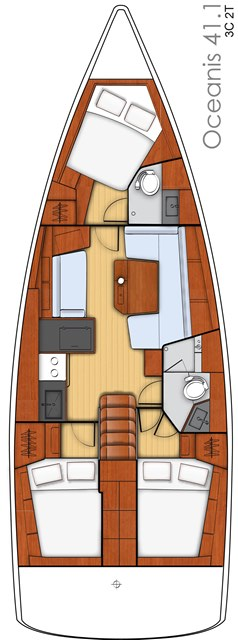 Yacht hire Alimos cheap Oceanis 41.1
