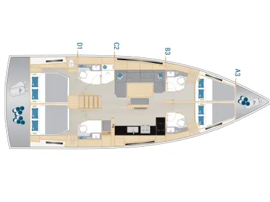 Yacht charter Seget Donji - Hanse Hanse 460 on SamBoat