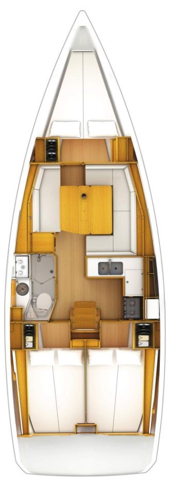 Yacht hire Gouvia cheap Sun Odyssey 389
