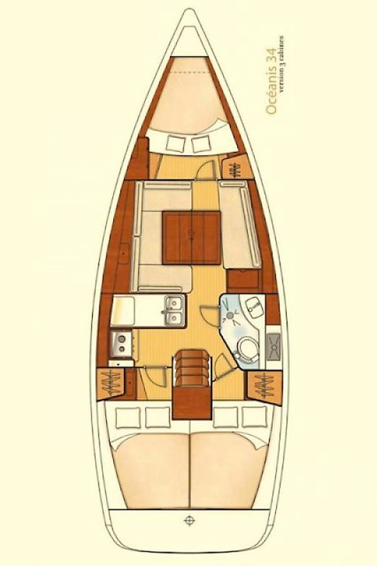Yacht charter Fethiye - Bénéteau Oceanis 34 on SamBoat