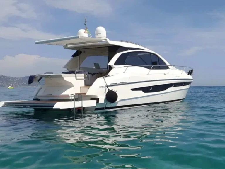 Rio Yachts 44 Sport Coupé charter bareboat or skippered in  Port des Marines de Cogolin