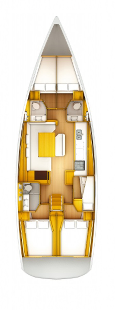 Yacht hire Lefkáda cheap Sun Odyssey 519