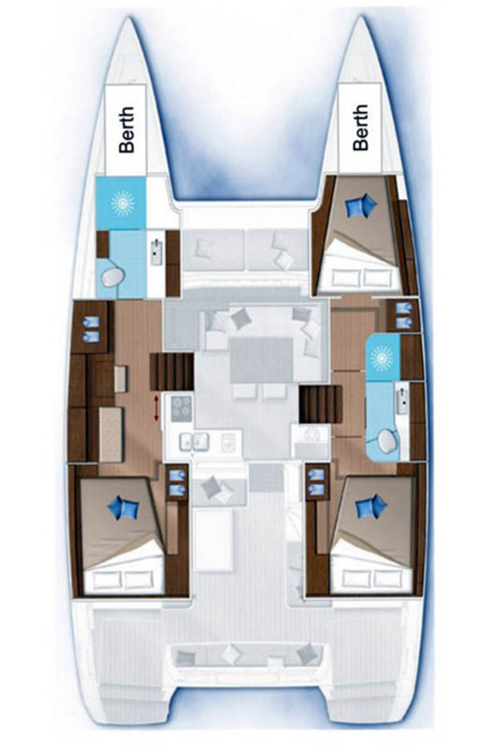 Hire Catamaran Lagoon with a boat licence