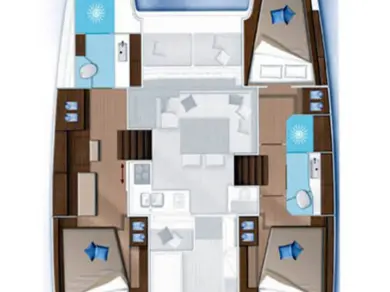 Hire Catamaran Lagoon with a boat licence