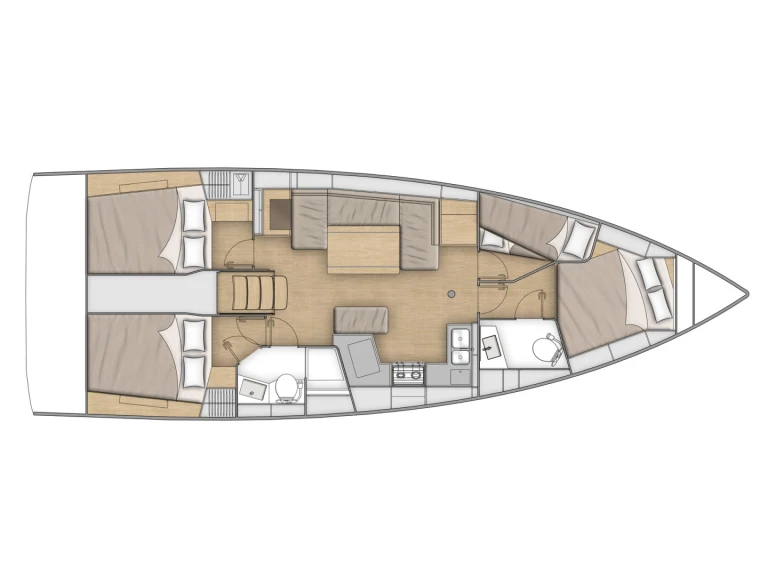 Hire Sailboat with or without skipper Bénéteau Néa Péramos