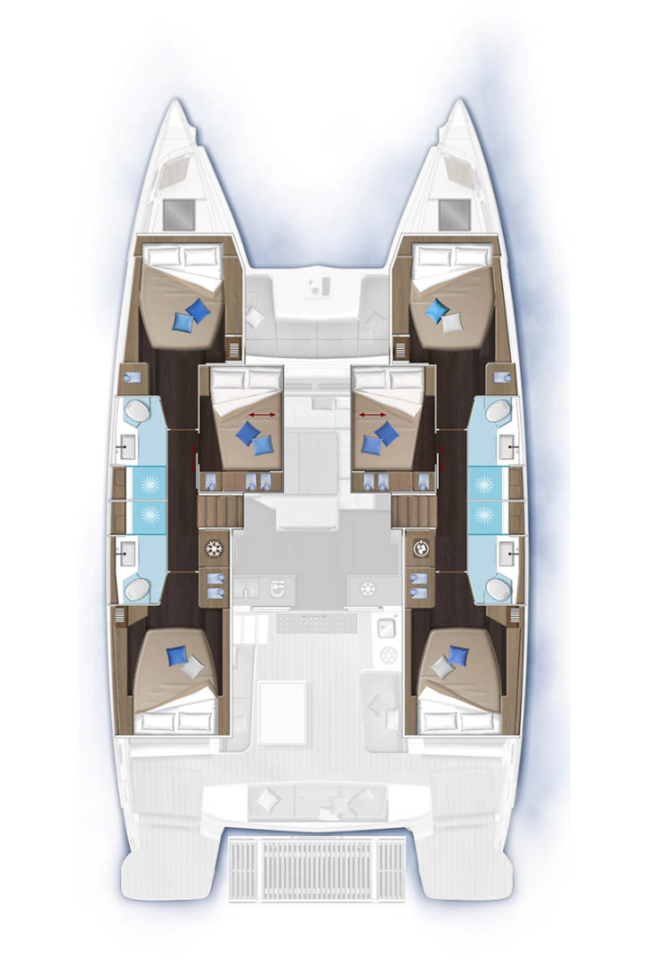 Yacht hire Parham Town cheap Lagoon 51