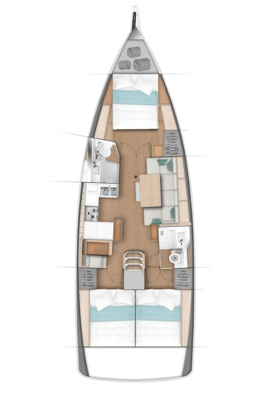 Yacht hire Kaštela cheap Sun Odyssey 440