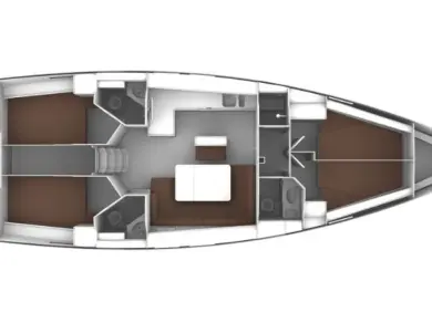 Yacht hire Sukošan cheap Cruiser 46