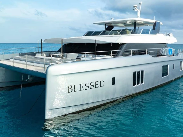 Luxury Yacht hire in British Virgin Islands (BVI) - Sunreef BLESSED