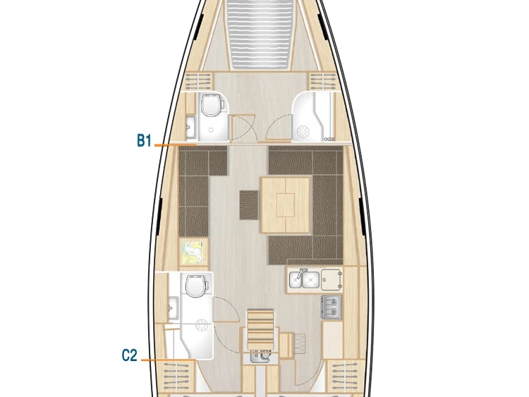 Yacht charter Heiligenhafen - Hanse Hanse 458 on SamBoat