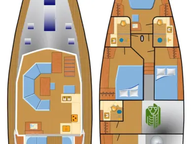 Sailboat hire in Can Pastilla - Hanse Moody 54 DS